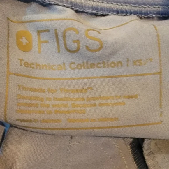 Figs Ceil Blue Zamora™ - Tall Jogger Scrub Pants - XS - Tall - Picture 5 of 5